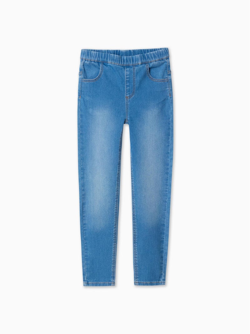 Jegging en jean Bleu - Kiabi