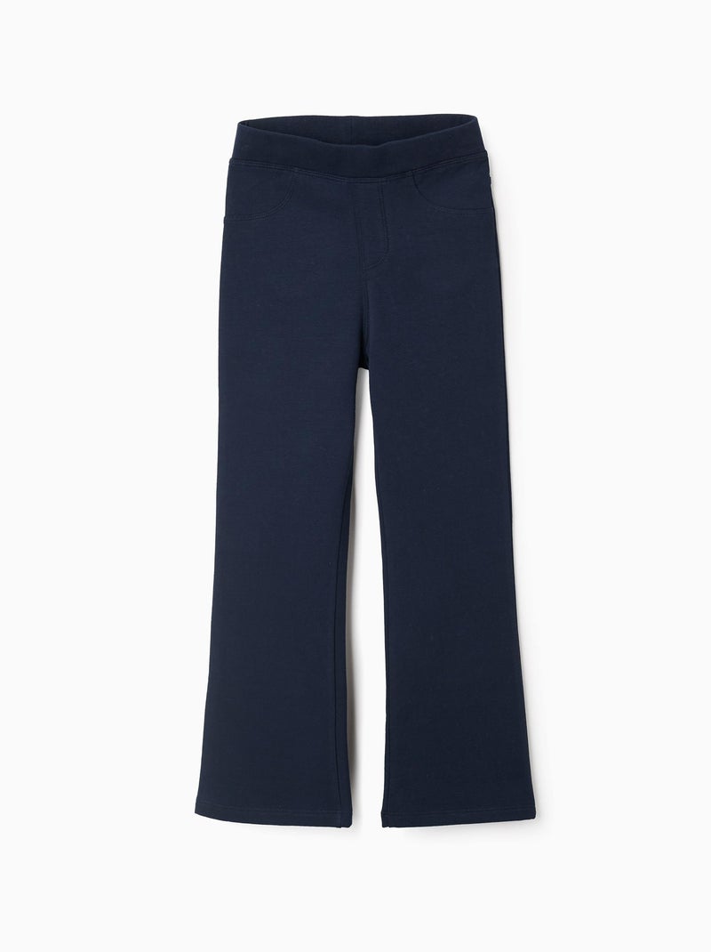 Jegging Gratté Flare Fit Bleu foncé - Kiabi