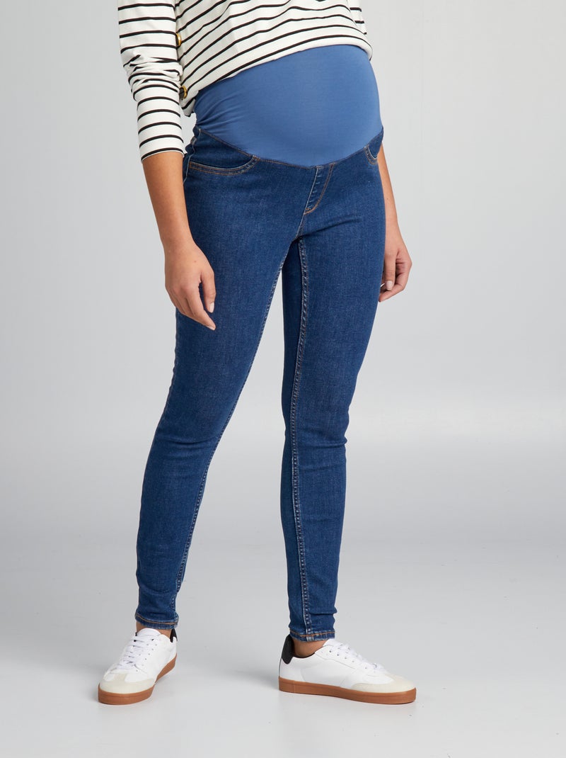 Jegging grossesse avec bandeau Bleu - Kiabi