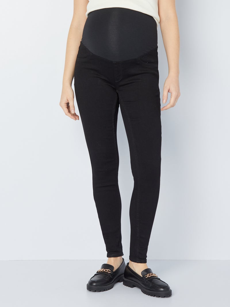 Jegging grossesse avec bandeau Noir - Kiabi