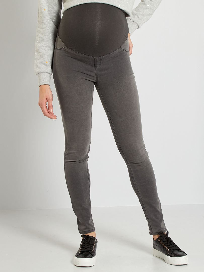 Jegging grossesse gris - Kiabi