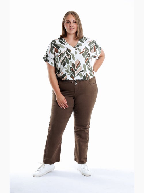 Jegging Lolly droit uni PAPRIKA - Kiabi Jegging Lolly droit uni PAPRIKA - Kiabi