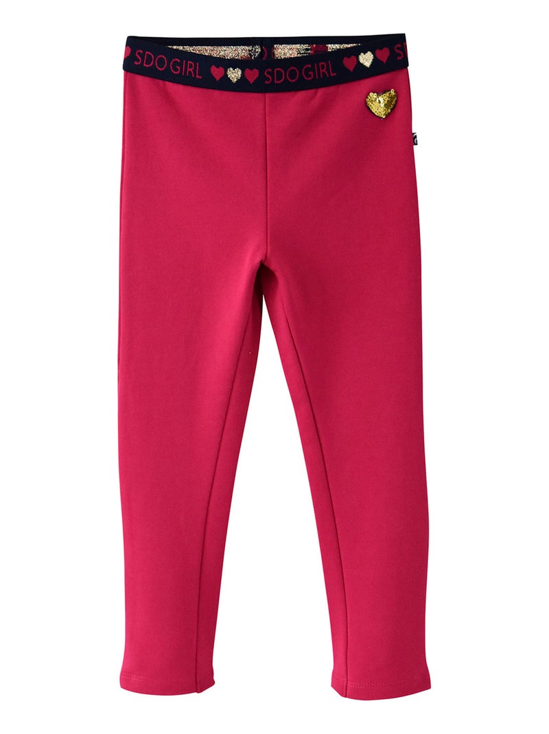 JEGGING MOLLETON BOZENA Rose - Kiabi