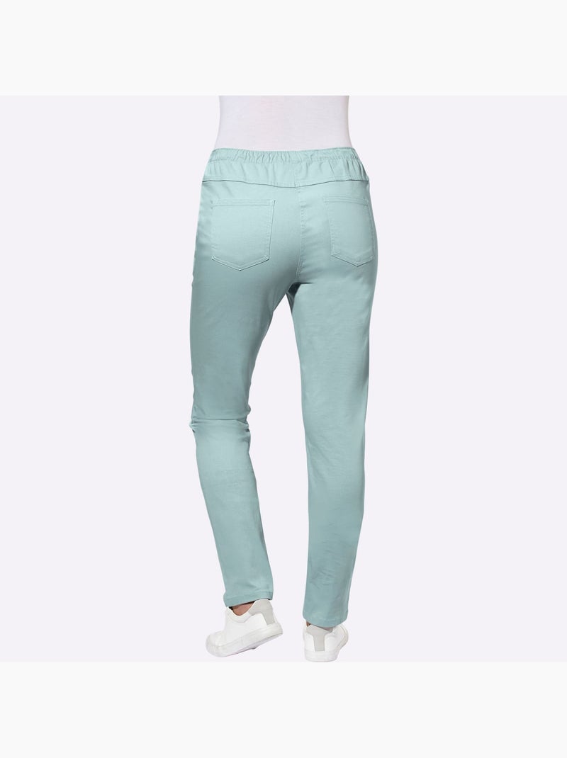 Jegging Qualité Extensible - Taille Standard - Moda Vilona Menthe - Kiabi