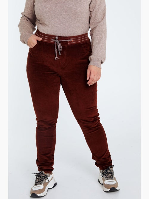 Jegging slim en velours PAPRIKA - Kiabi Jegging slim en velours PAPRIKA - Kiabi