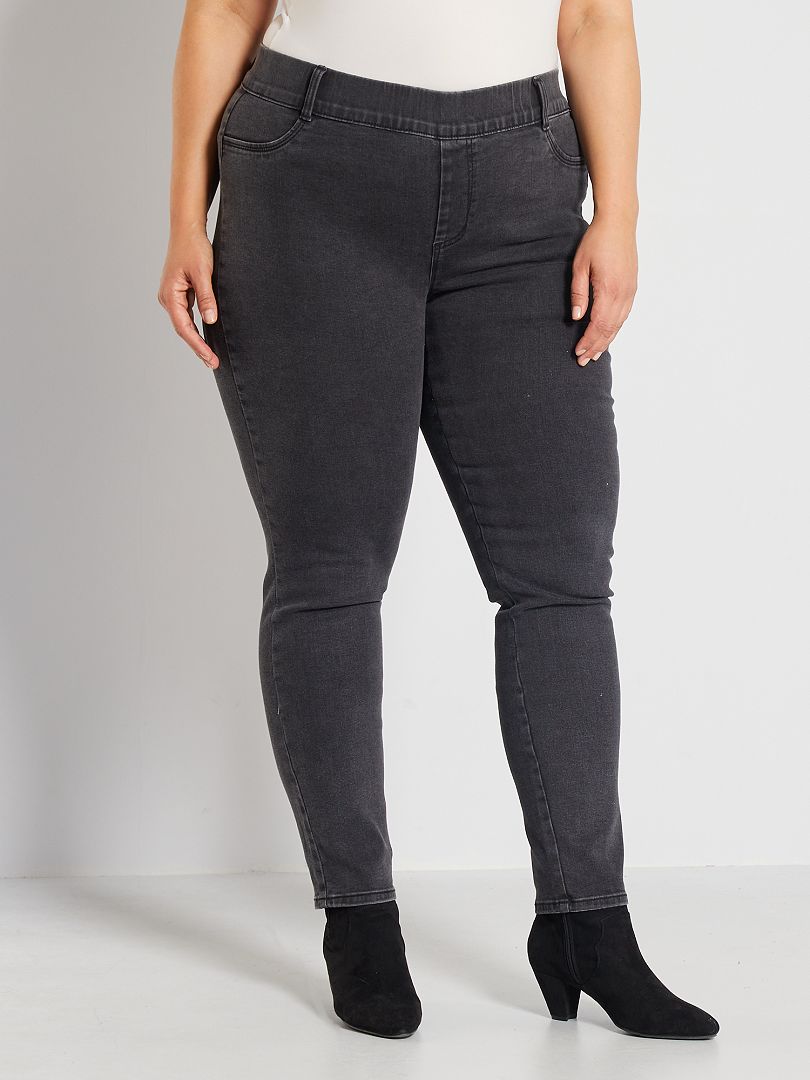 Jegging Slim - Gris - Kiabi - 7.50€