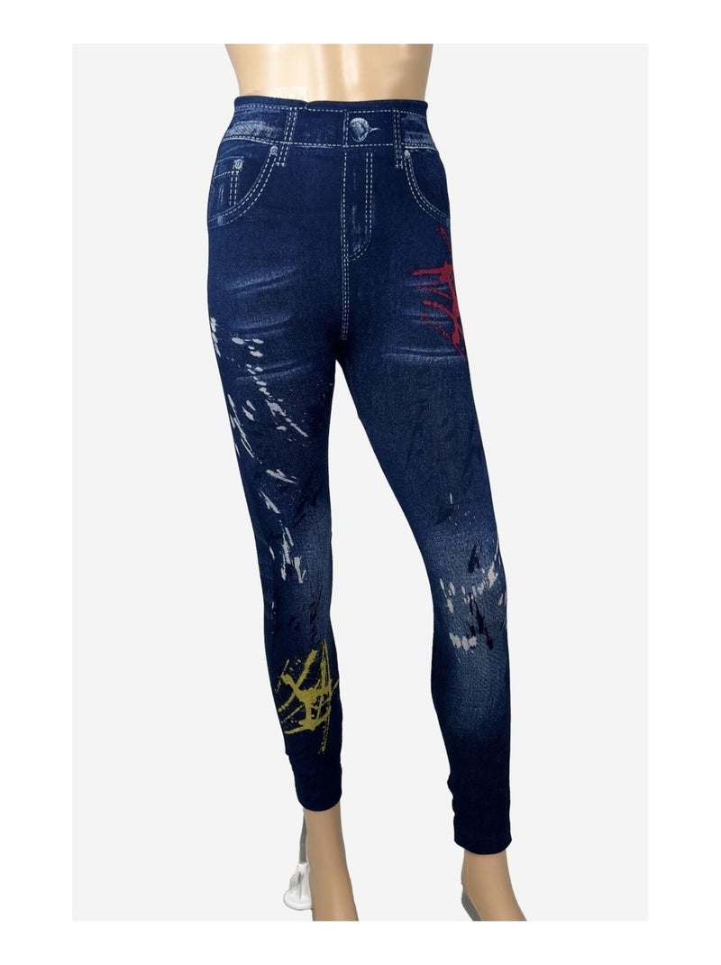 Jegging slim Kebello Bleu - Kiabi