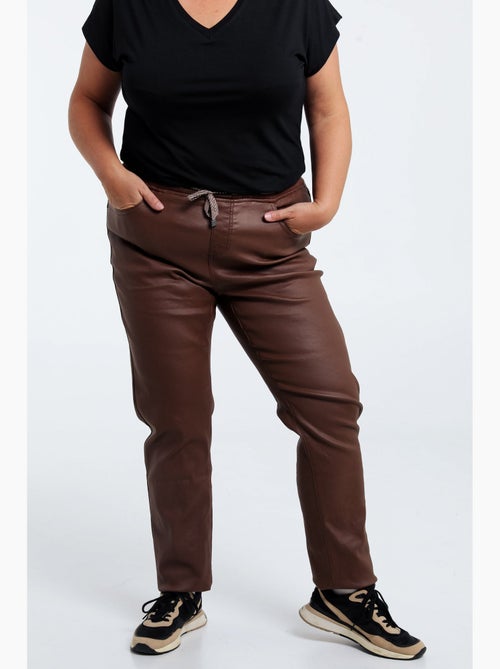 Jegging slim Lolly en coton PAPRIKA - Kiabi