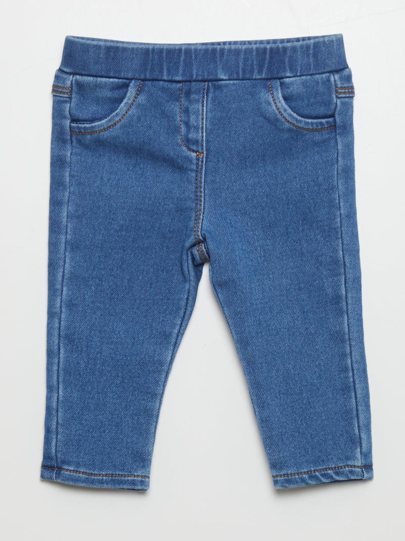 Jegging stretch Bleu - Kiabi
