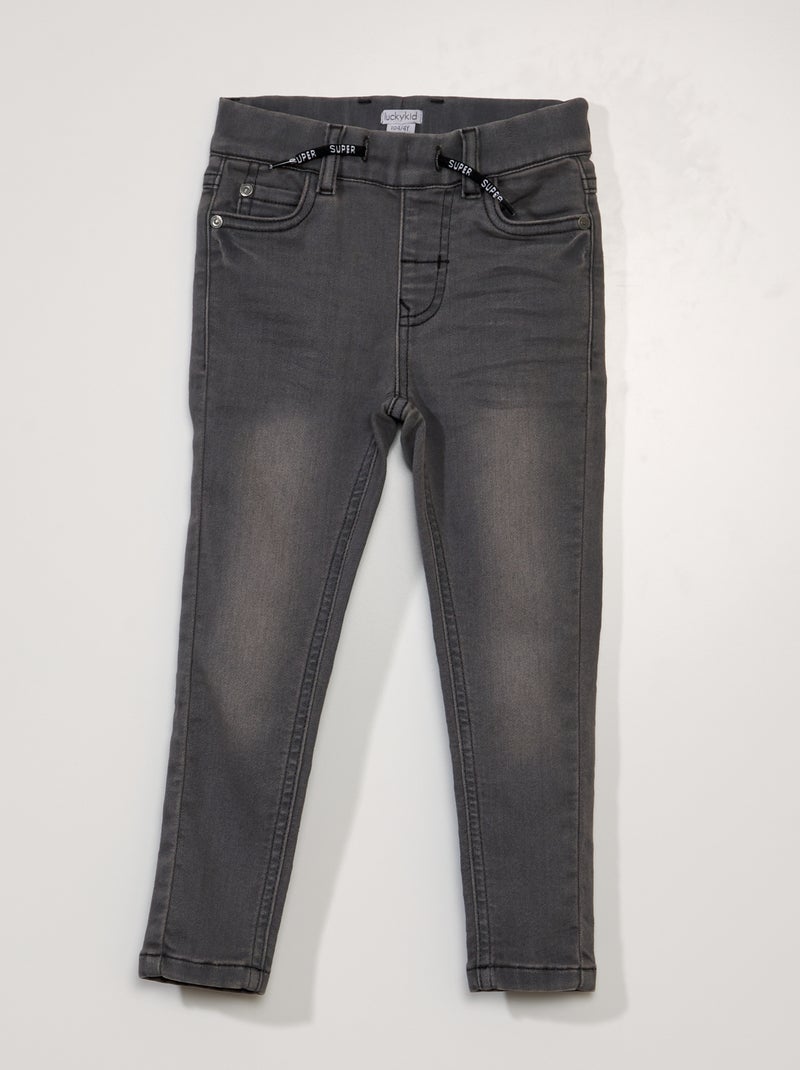 Jegging stretch Gris - Kiabi