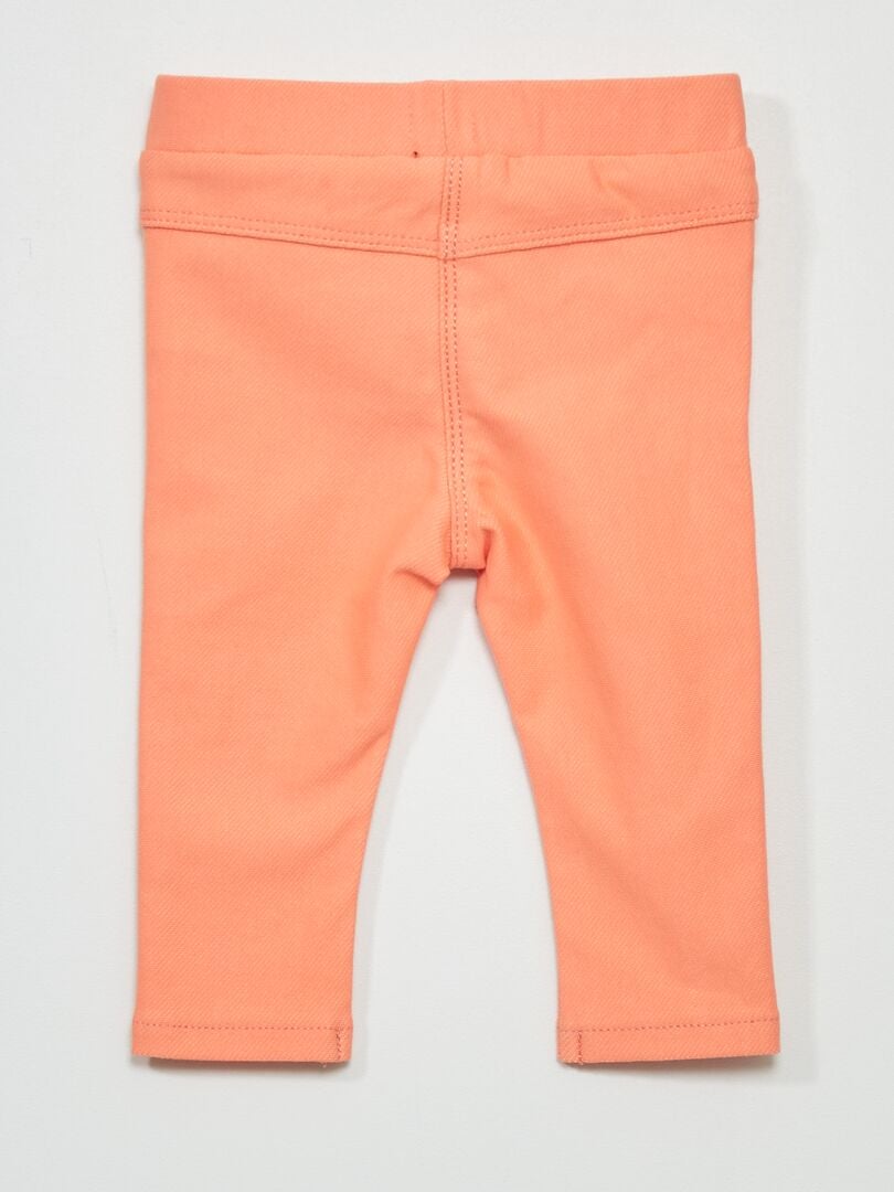 Jegging stretch ORANGE - Kiabi