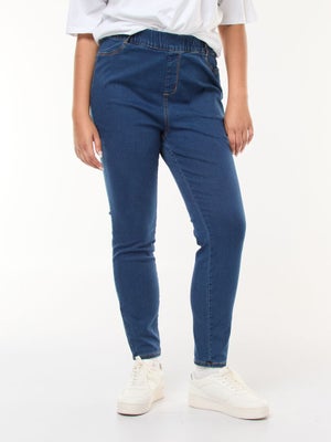 Jegging NEXT Stretch - Longueur Standard, Taille Haute, Effet Délavé - Confortable, Pour Tous Les Jours