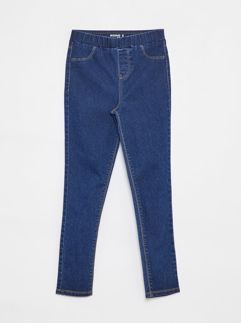 Jegging uni Bleu - Kiabi
