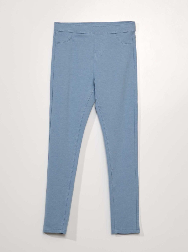 Jegging uni Bleu gris - Kiabi