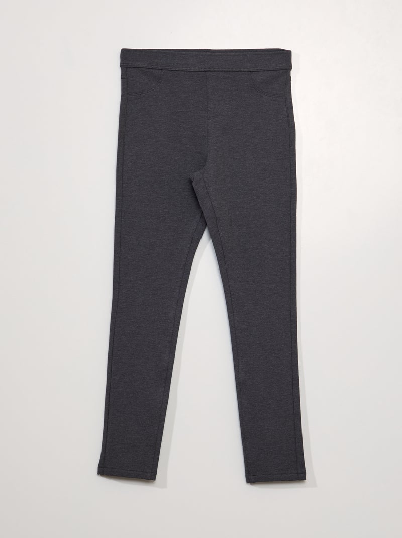 Jegging uni Gris - Kiabi