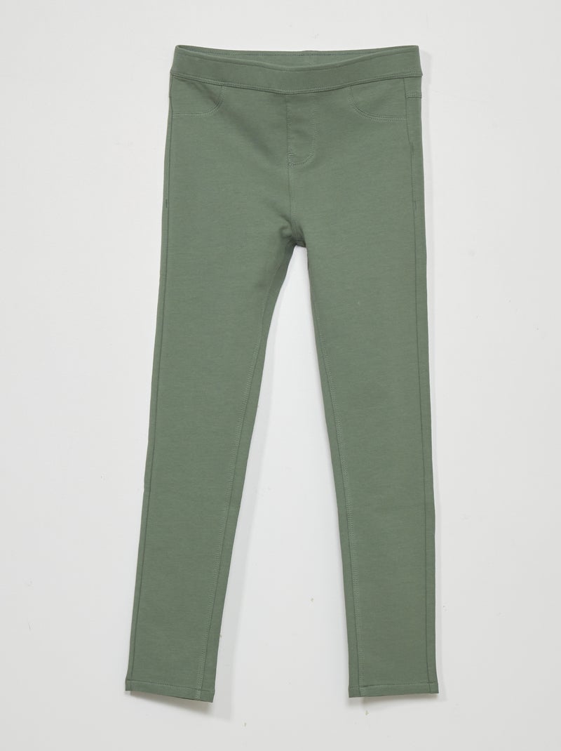 Jegging uni Vert - Kiabi