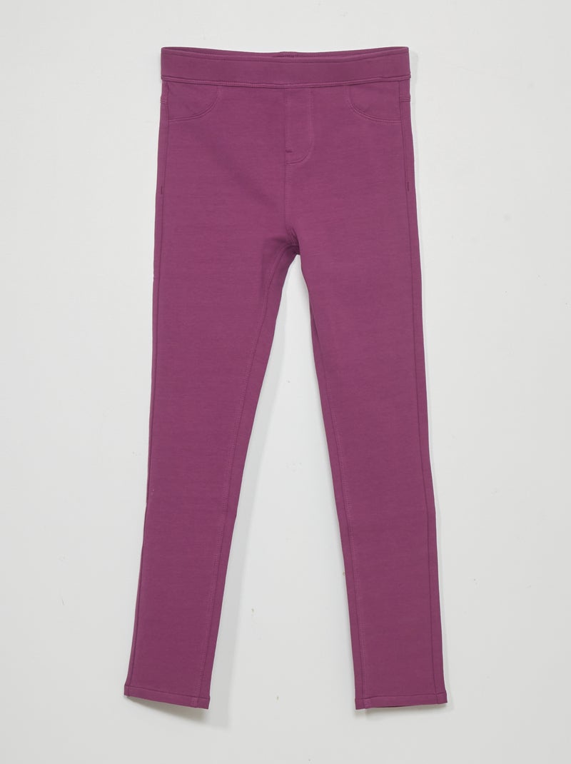 Jegging uni Violet - Kiabi