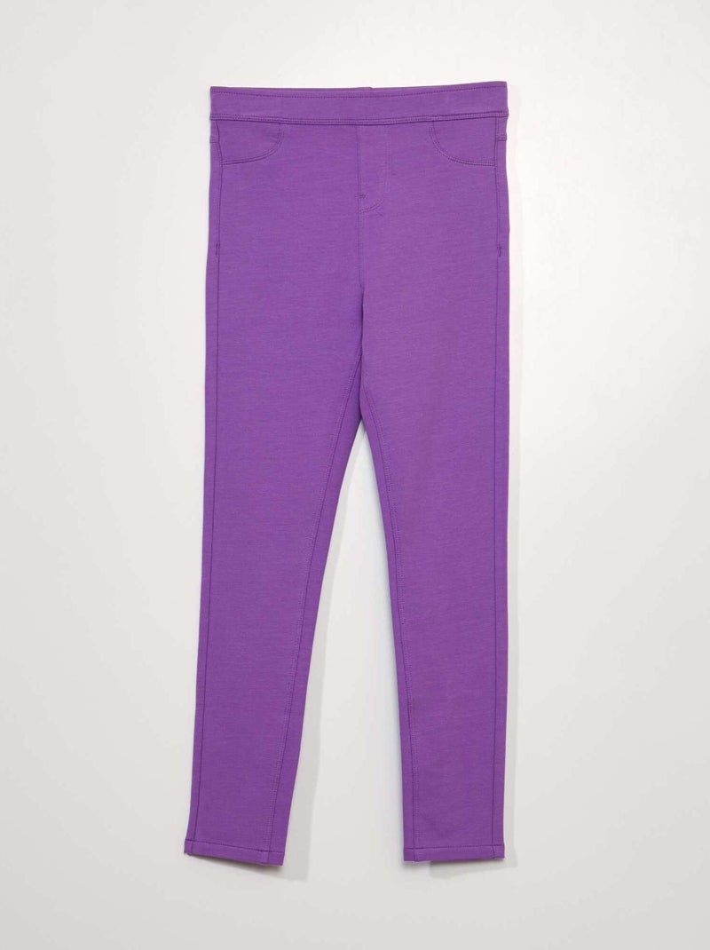 Jegging uni Violet - Kiabi