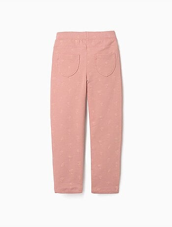 Jeggings à coupe skinny en coton peigné avec imprimé floral
