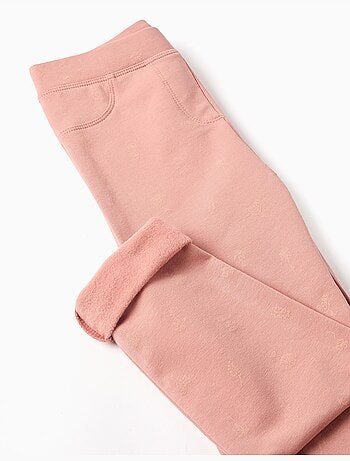 Jeggings à coupe skinny en coton peigné avec imprimé floral