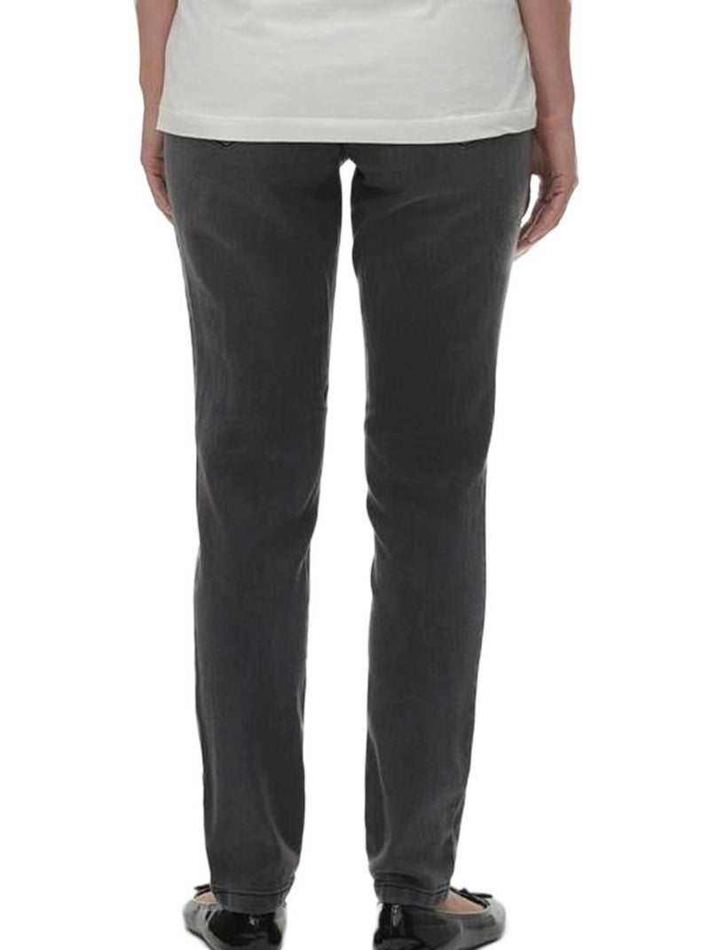 Jeggings de Grossesse Femme Mamalicious Gris Argenté - Kiabi