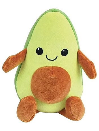 Jemini fruity 's cagette de 6 peluches toutes douces fruits et légumes +/- 17 cm