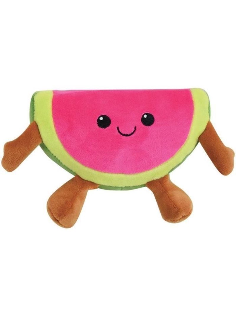 Jemini fruity 's cagette de 6 peluches toutes douces fruits et légumes +/- 17 cm Marron - Kiabi