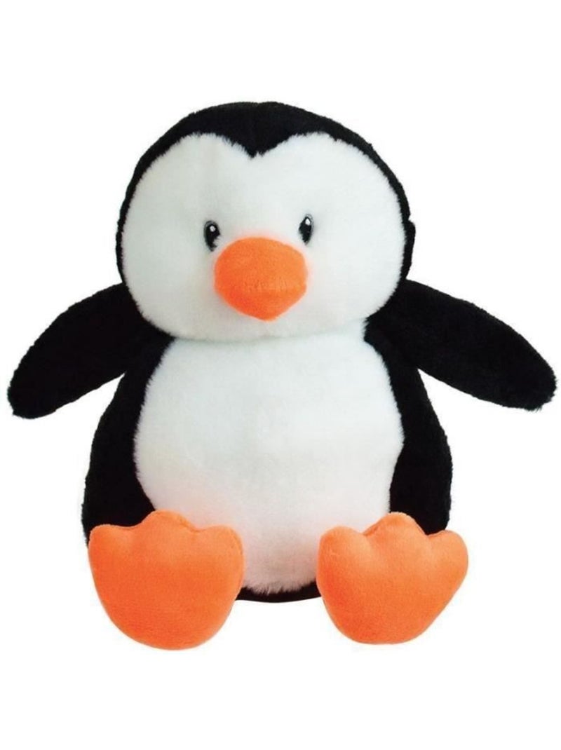 JEMINI Peluche bouillotte Pingouin - A chauffer au micro-ondes micro perles d'argile +/- 19 cm Noir - Kiabi