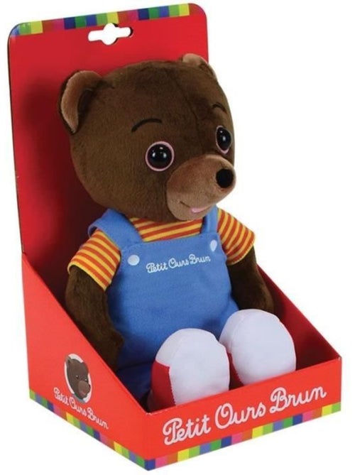 Jemini petit ours brun peluche 32 cm - Kiabi