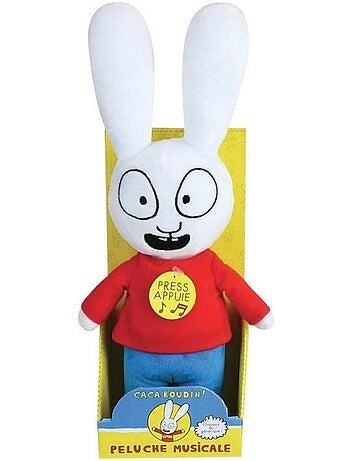 Jemini simon peluche +/- 30 cm musicale générique ca ca c'est simon caca boudin