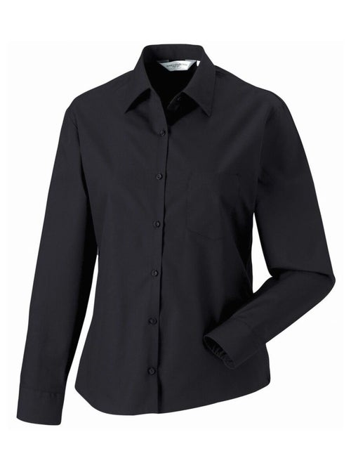 Jerzees - Chemisier à manches longues 100% coton - Kiabi