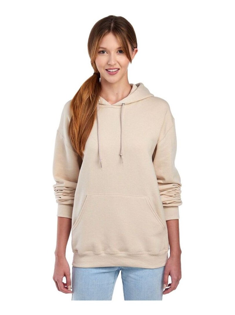 Jerzees - Sweat à capuche Beige - Kiabi