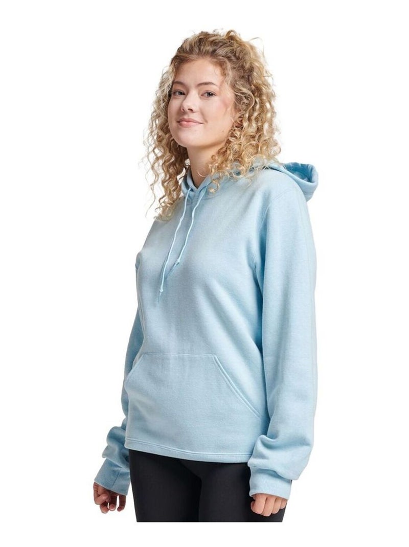 Jerzees - Sweat à capuche ECO PREMIUM Bleu clair - Kiabi