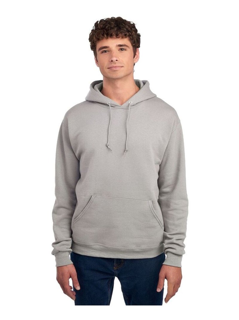 Jerzees - Sweat à capuche Gris clair - Kiabi