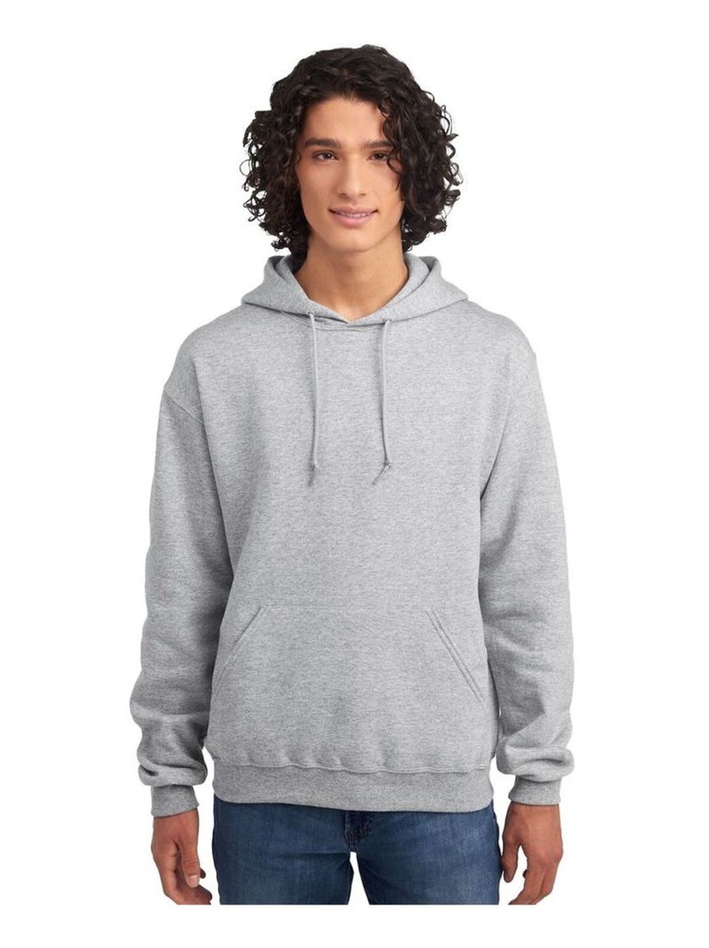Jerzees - Sweat à capuche Gris Gris clair - Kiabi