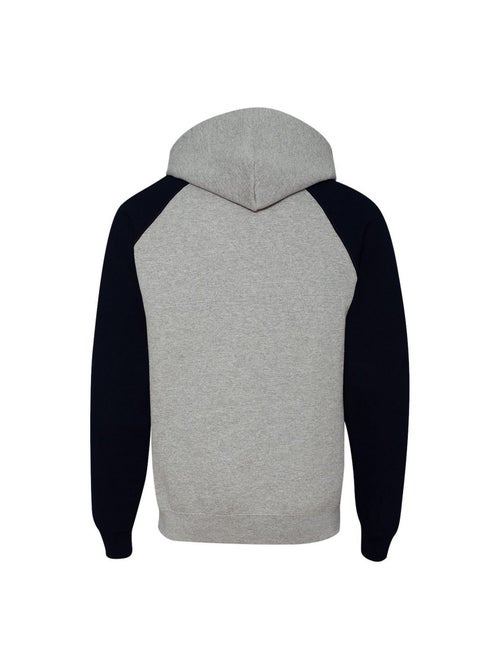 Jerzees - Sweat à capuche manches raglan motif/style blocs de couleurs - Kiabi Jerzees - Sweat à capuche manches raglan motif/style blocs de couleurs - Kiabi