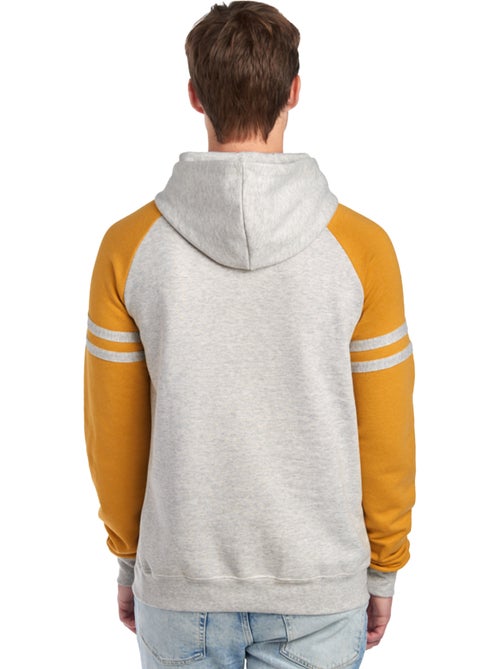 Jerzees - Sweat à capuche motif/style Bloc de couleur style universitaire VARSITY - Kiabi