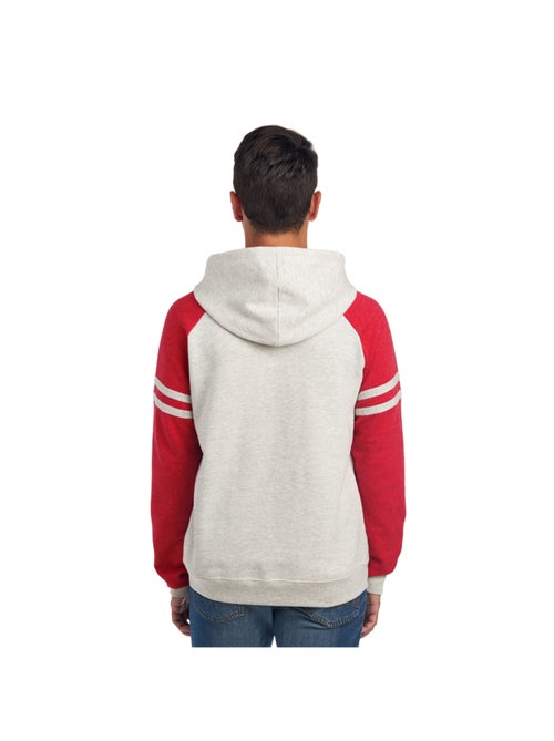 Jerzees - Sweat à capuche motif/style Bloc de couleur style universitaire VARSITY - Kiabi