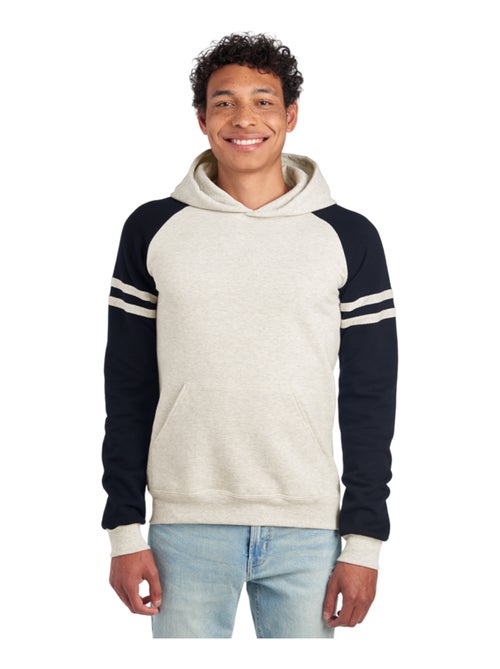 Jerzees - Sweat à capuche motif/style Bloc de couleur style universitaire VARSITY - Kiabi Jerzees - Sweat à capuche motif/style Bloc de couleur style universitaire VARSITY - Kiabi