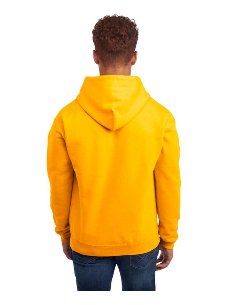 Jerzees - Sweat à capuche motif/style uni Jaune or - Kiabi