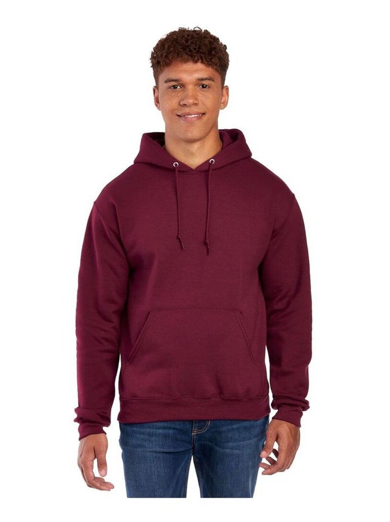 Jerzees - Sweat à capuche Rouge pourpre - Kiabi