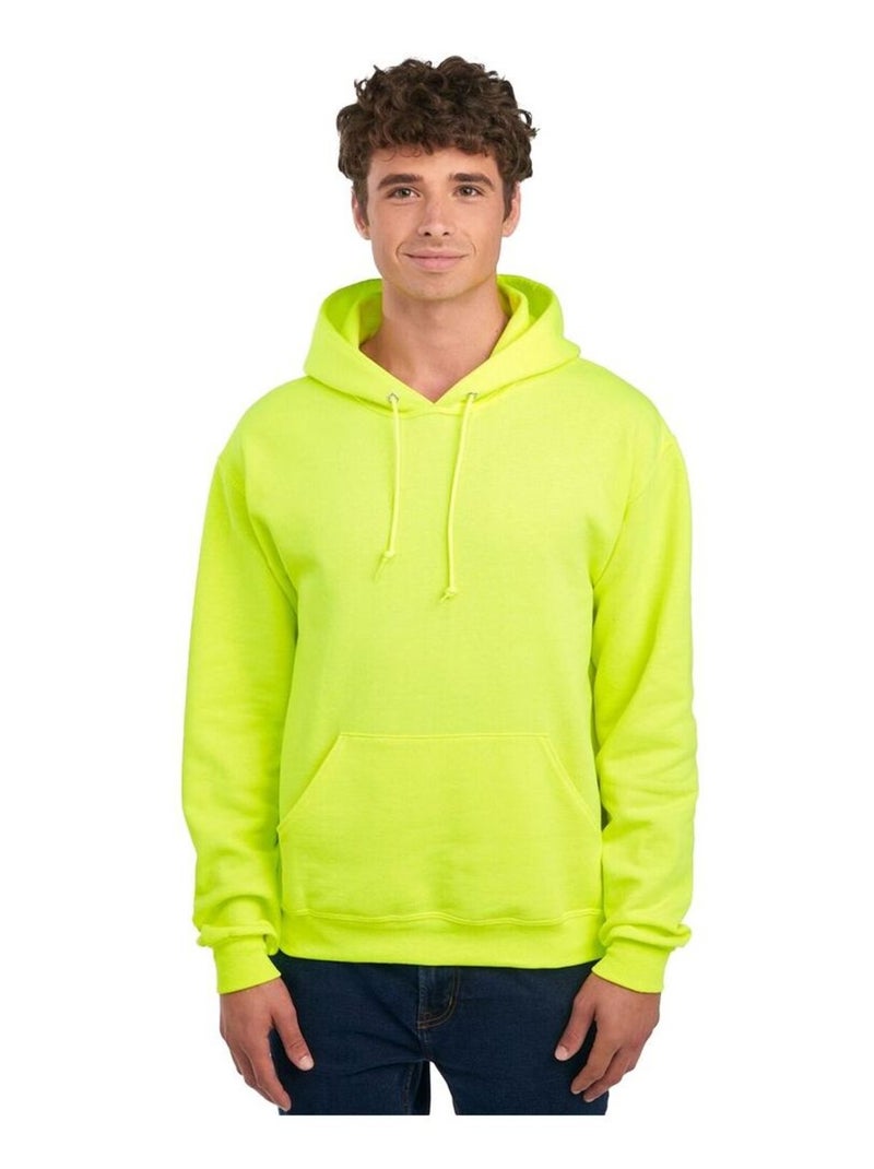 Jerzees - Sweat à capuche Vert fluo - Kiabi