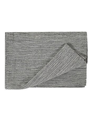 Jeté de canapé 170x250 cm gris anthracite
