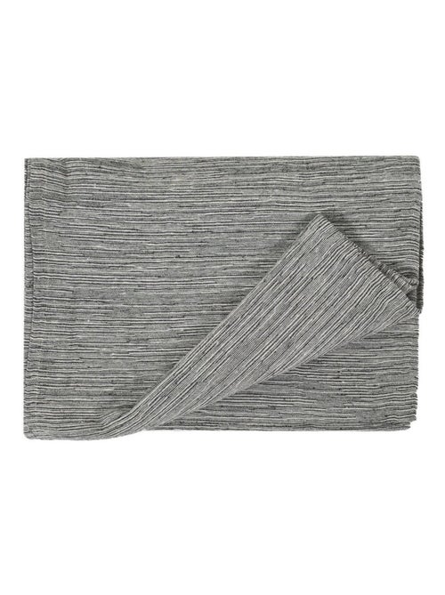 Jeté de canapé 170x250 cm gris anthracite - Kiabi Jeté de canapé 170x250 cm gris anthracite - Kiabi