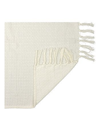 Jeté de canapé gaufré 170x250 cm anthracite