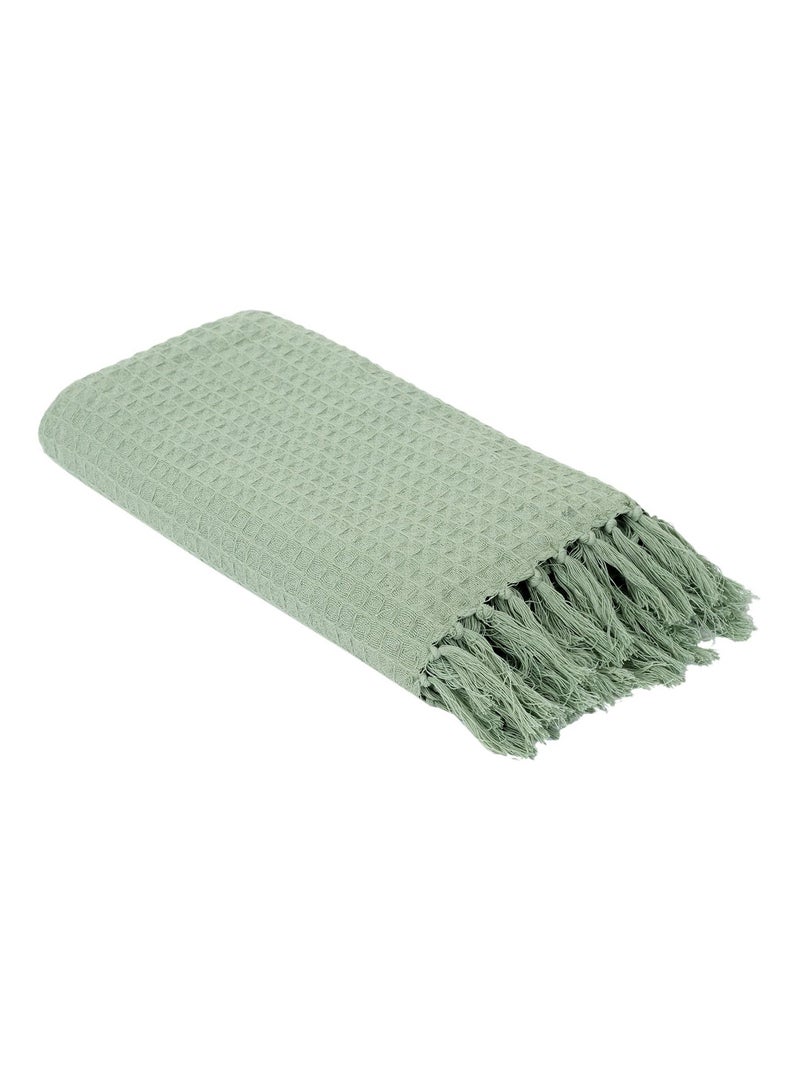 Jeté de canapé SOFIA Vert d'eau - Kiabi