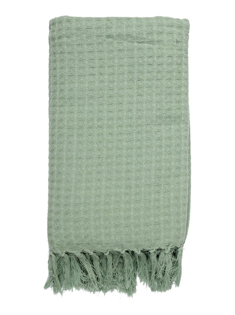 Jeté de canapé SOFIA Vert d'eau - Kiabi