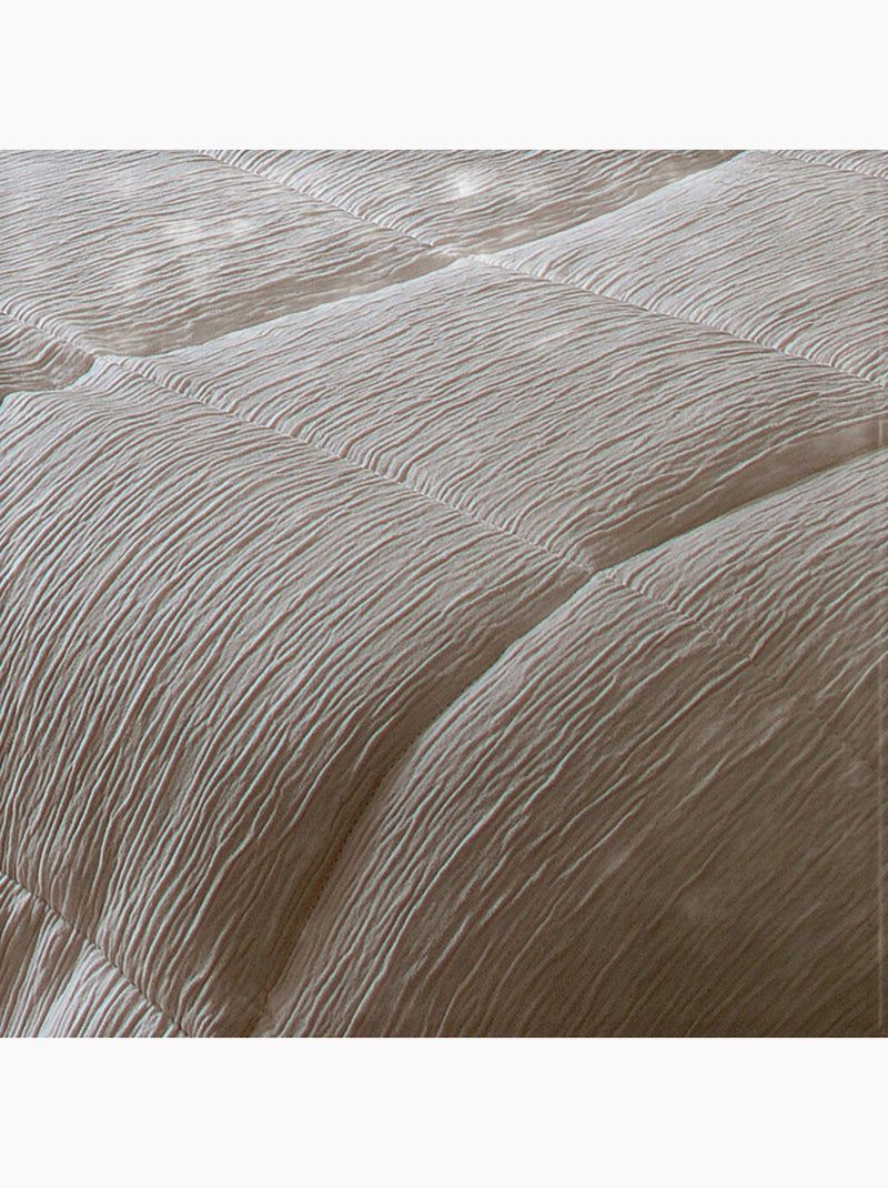 Jeté de lit  - Effet Froissé Ecru - Kiabi