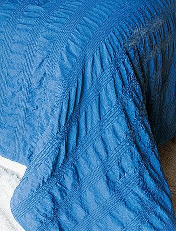 Jeté de lit - Effet Seersucker