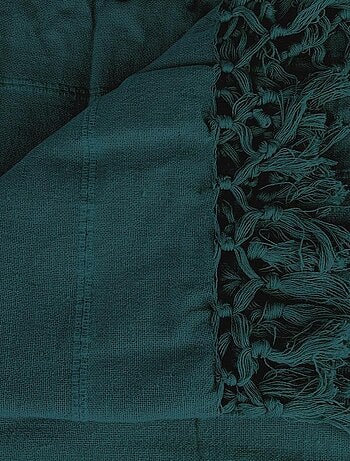 Jeté de lit 160x220 canard coton